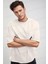 Erkek The Moon Beyaz Bisiklet Yaka Oversize Salas T-Shirt 3