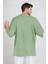 Erkek Free Life Açık Yeşil Bisiklet Yaka Oversize Salas T-Shirt 3