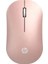 DM10 2,4ghz Bluetooth Wireless Kablosuz Sessiz Mouse Pembe 1