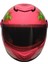 SY118 Çocuk Kaskı Dino Pembe (Siyah Camlı) 2