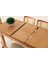 Verona Zion Ağaç Açılır Yemek Masa Sandalye Takımı 80X120 3