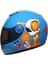 SY118 Çocuk Kaskı Skull Blue 1