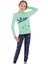 Erdem Weweus Yeşil Kız Çocuk Pijama Takımı 3757 1
