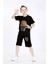 Erkek Çocuk Baskılı T-Shirt ve Şort 2 Li Takım VF24KMR5103334 1