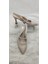 Çiğdem Ten Taş Detaylı Arkası Açık Sitiletto(Pdt S12B) - Bej - 37 - ST02578-13047 1