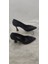 Çiğdem Siyah Kadeh Ökçe Saten Stiletto (Enz S3) - Siyah - 39 - ST02587-13103 1