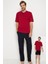 5370 Bordo 3 Lü Pijama Şort Takım 2