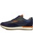 SLOPE 1617 Deri Sneaker Erkek Ayakkabı Lacivert 2