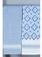 Geometrik Baskılı 6'lı Pike Havlu Seti | El ve Kurulama Havlusu | 40X70 cm 4
