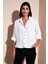 Relaxed Fit Truvakar Kollu Arkası Uzun Gömlek Bayan Gömlek 67033392S4 1