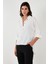 Relaxed Fit Truvakar Kollu Arkası Uzun Gömlek Bayan Gömlek 67033392S4 4