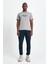 Logolu Bisiklet Yaka Pamuk T Shirt Erkek T Shirt EM165 2