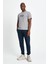 Logolu Bisiklet Yaka Pamuk T Shirt Erkek T Shirt EM165 4