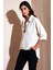 Relaxed Fit Truvakar Kollu Arkası Uzun Gömlek Bayan Gömlek 67033392S4 2