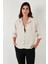 Relaxed Fit Truvakar Kollu Arkası Uzun Gömlek Bayan Gömlek 67033392S4 3