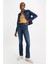725 Streç Pamuklu Yüksek Bel Slim Bootcut Jeans Bayan Kot Pantolon 18759 1