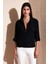 Relaxed Fit Truvakar Kollu Arkası Uzun Gömlek Bayan Gömlek 67033392S4 1