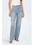 Kadın Düz Kalıp Jean Yırtık Kot Pantolon - 15282727 1