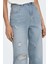 Kadın Düz Kalıp Jean Yırtık Kot Pantolon - 15282727 3