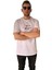 Unisex Bisiklet Yaka California Baskılı Oversize T-Shirt 5