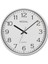 Beyaz Ince Çerçeve Slim Duvar Saati 0250 Ww Modern Yuvarlak 300 x 300 Plastik 1