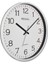 Beyaz Ince Çerçeve Slim Duvar Saati 0250 Ww Modern Yuvarlak 300 x 300 Plastik 3