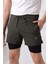 Zula Moda Erkek Taytlı Spor Şort / Men's Athlete Tıghts Shorts 1