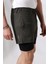 Erkek Taytlı Spor Şort / Men's Athlete Tıghts Shorts 3
