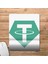 Tether Coin - Kripto - Cryptocurrency Bilek Destekli Mousepad Model - 1 1