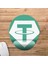 Tether Coin - Kripto - Cryptocurrency Bilek Destekli Mousepad Model - 2 Oval 1