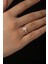 Swarovski Zirconia Baget Taşlı Gümüş Rose Yüzük 1