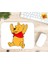 Winnie The Pooh Temalı Renkli Baskılı Özel Tasarım Dikdörtgen Kaydırmaz Mousepad 1