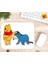 Winnie The Pooh Temalı Renkli Baskılı Özel Tasarım Dikdörtgen Kaydırmaz Mousepad 1