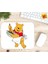 Winnie The Pooh Temalı Renkli Baskılı Özel Tasarım Dikdörtgen Kaydırmaz Mousepad 1