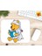 Winnie The Pooh Temalı Renkli Baskılı Özel Tasarım Dikdörtgen Kaydırmaz Mousepad 1