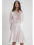 Zenwave Pierre Cardin 6335 6'lı Saten Gecelik Sabahlık Takım 1