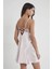 Zenwave Pierre Cardin 6335 6'lı Saten Gecelik Sabahlık Takım 5