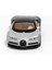 Lisanslı Bugatti Chiron Çek-Bırak Metal Model Araba (1:32-1:34) (Gri) 2