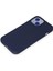 iPhone 15 Kılıf Yumuşak Silikon Kılıf - Lacivert 4