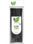 Roll-Up Doğa Dostu Siyah Kağıt Pipet 19,5cm 25LI 1
