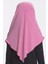 Pembe Pratik Hazır Geçmeli Çocuk Tesettür Bone Sandy Kumaş Kendinden Boneli 78_04 4