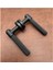 Özen Handles ZK62 Posh Punch Mat Siyah Rozetli Oda Kapı Kolu 4 Takım 2