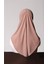 Sütlü Kahve Pratik Hazır Geçmeli Genç Tesettür Bone Sandy Kumaş Düz Hijab 2312_26 2