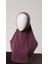 Violet Pratik Hazır Geçmeli Genç Tesettür Bone Sandy Kumaş Düz Hijab 2312_21 1