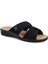 Kadın Terlik 83 G93 Fe Fly Flot Cloth Woman Slıpper Black 4
