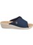 Kadın Terlik T4 429 Fe Fly Flot Cloth Woman Slıpper Blue 3
