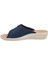 Kadın Terlik T4 429 Fe Fly Flot Cloth Woman Slıpper Blue 5