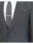 Italyan Stil Slim Fit Erkek Ceket Yelek Pantolon Takım Elbise Gri T11025 2