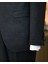 Italyan Stil Slim Fit Erkek Ceket Yelek Pantolon Takım Elbise Lacivert T11023 4