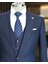 Italyan Stil Slim Fit Ceket Yelek Pantolon Takım Elbise Lacivert T11477 4